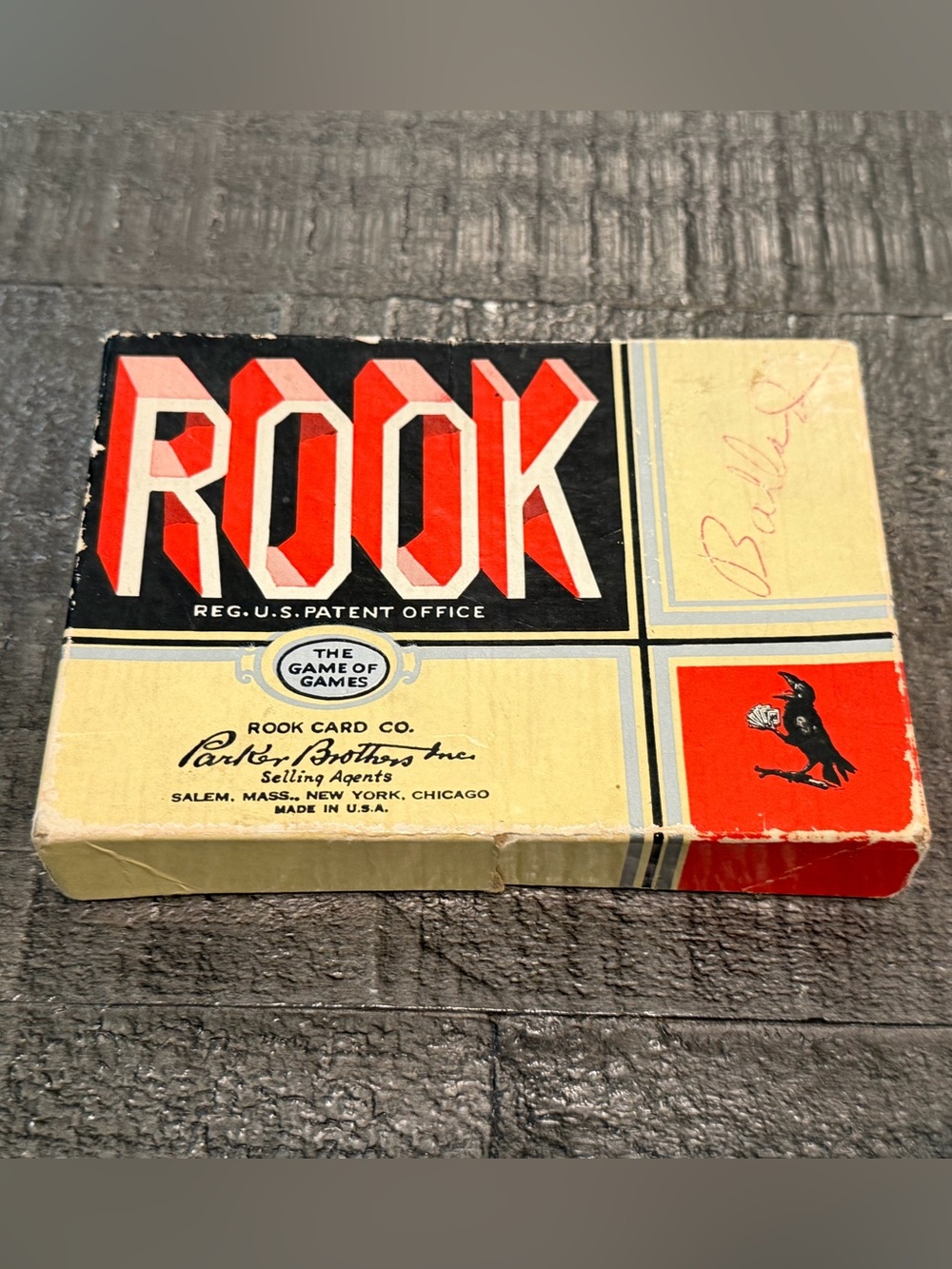 Parker Brothers 1943 Vintage Rook Card Game Set W/ Instructions Complete